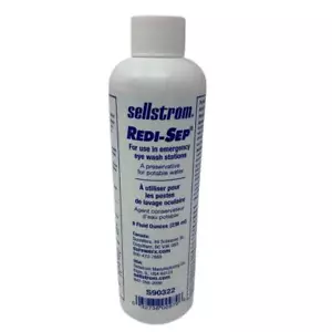 Sellstrom Portable EyeWash Unit Redi-Sep Bacteriostatic Additive 236ml Pack Of 5 - Picture 1 of 1
