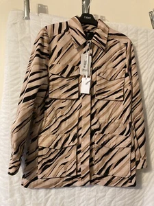 Ted Baker Hamiel Printed And Washed Cargo  Jacket Ted 1 UK XSmall BNWT RRP £235 - Picture 1 of 13