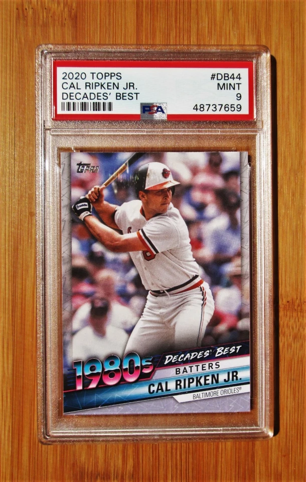 2020 Topps Decades Best #DB44 CAL RIPKEN JR. Baltimore Orioles PSA 9 MINT - Image 1 of 1