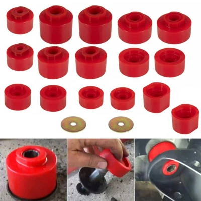 6-116 Body Mount Bushings Kit for Ford Explorer Sport Trac 2001-2005 2WD 4WD Red - Изображение 1 из 4