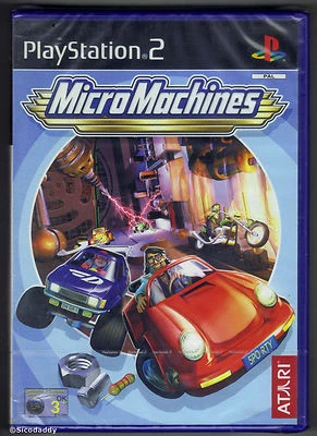 PS2 Micro Machines (2002), UK Pal, New & Sony Factory Sealed - Image 1 of 2