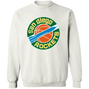 Sudadera suéter cuello redondo de los San Diego Rockets | Equipo de baloncesto de la NBA - Imagen 1 de 8