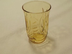 Anchor Hocking Colonial Tulip Amber 6 Oz. Juice Glass Tumbler Single Glass EUC - Picture 1 of 8