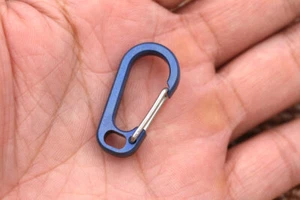 EDCgear Mini Titanium Key Chain Carabiner Flashlight EDC Buckle Pendant Tool - Picture 1 of 14