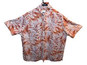 VINTAGE SILK - Circa 1969 Button Up Short Sleeve - Aloha Hawaiian - Picture 1 of 3