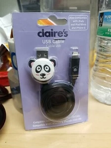 Claire’s USB Cable - iPhones 5&6 Compatible With iPad Minis  - Picture 1 of 6