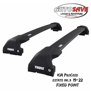Dachträger Thule WingBar Edge schwarz für Kia ProCeed Kombi Mk.3 19-22 Fixpunkte - Bild 1 von 1