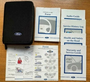 98-04 FORD FOCUS OWNERS HANDBOOK MANUAL PACK WITH WALLET 2000 PRINT - Picture 1 of 4