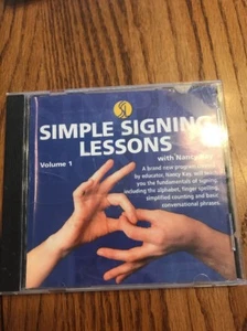 Simple Signing Lessons Volume 1 With Nancy Kay Ships N 24h - Picture 1 of 5