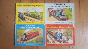 The Railway Series No. 1-4 Rev. W. Awdry First Paperback Editions 1969 3/- - Imagen 1 de 3