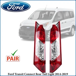 REAR TAIL LIGHT LAMP LEFT N/S & RIGHT O/S For FORD TRANSIT CONNECT 2014-2019 UK - Picture 1 of 19