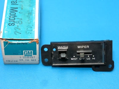 NOS GM 1977-1981 Oldsmobile Delta 88 98 Windshield Wiper Switch w/o Pulse 556457 - Image 1 of 3