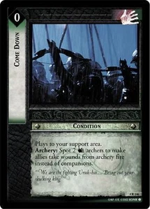 LoTR TCG TTT The Two Towers Come Down 4R146 - Picture 1 of 1