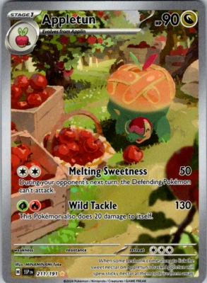 Appletun 211/191 SV08: Surging Sparks Illustration Rare - NM - Image 1 of 2