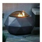 Gardenline Faux Stone Firepit and Grill - brand new no box