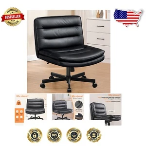 Compact and Versatile Criss Cross Desk Chair - Office & Living Room Styling - Picture 1 of 9