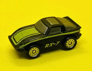 Vintage Micro Machines '80's Mazda RX-7 1986 Galoob Black & Green - Picture 1 of 5