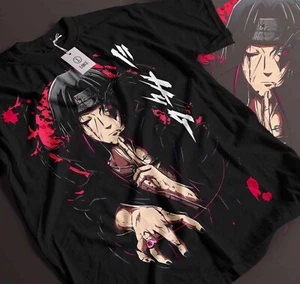 Itachi Uchiha T-Shirt Naruto Shippuden Japanese Anime Manga Style Shirt Gift 347 - Picture 1 of 6