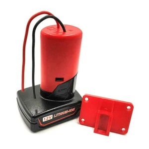 2PCS Li-ion Battery Adapter For Milwaukee M12 12V Dock Power Bank Connector AU - Picture 1 of 6