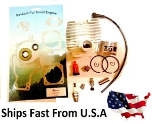 kit cilindro adatto per motore Stihl 038 magnum ms380, revisione 52mm VENDITORE USA - Foto 1 di 2