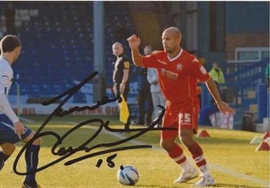 WALSALL: JAMES CHAMBERS SIGNED 6x4 ACTION PHOTO+COA - Picture 1 of 1