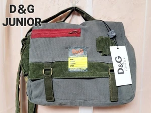 Shoulder Bag Corduroy Khaki Green Tagged Camouflage Rare Dolce & Gabbana - Picture 1 of 24