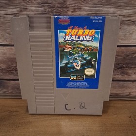 AI Unser Jr. Turbo Racing &ndash; Authentic NES Cartridge &ndash; Fully Tested&ndash;100% Working
