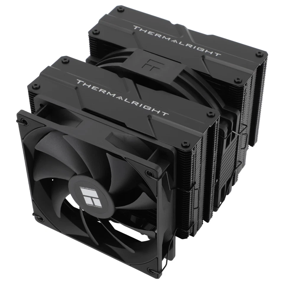 Resfriador de ar THERMALRIGHT INIGUALÁVEL CPU duplo 140mm ventiladores PWM 6 tubos de calor preto - Imagem 1 de 1