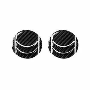 Vent Exhaust Sticker Cover Car Black Car Accessories Carbon Fiber Cover - Picture 1 of 14