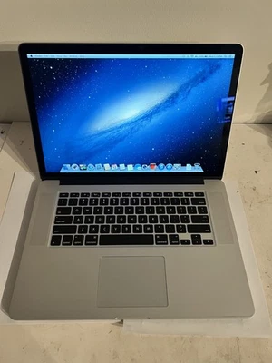 Apple MacBook Pro Retina 2012 15.4" 768GB SSD i7-3520M @ 2.6GHz 16GB RAM v10.8.5 - Image 1 of 4