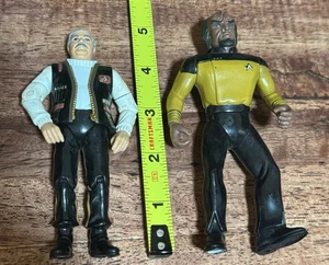 Star Trek 5" Worf + Scotty Actionfiguren• 1994 Playmate Toys - Bild 1 von 6