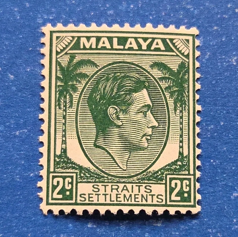 Sello Straits Settlements, Scott 239c MNH, Die 2 Foto 1 de 1