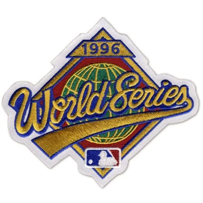 1996 MLB World Series Logo Jersey Sleeve Patch Atlanta Braves New York Yankees - Image 1 of 2