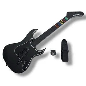 Guitar Hero Kramer Striker Red Octane Wireless Controller 95119.805 with Dongle - Picture 1 of 17