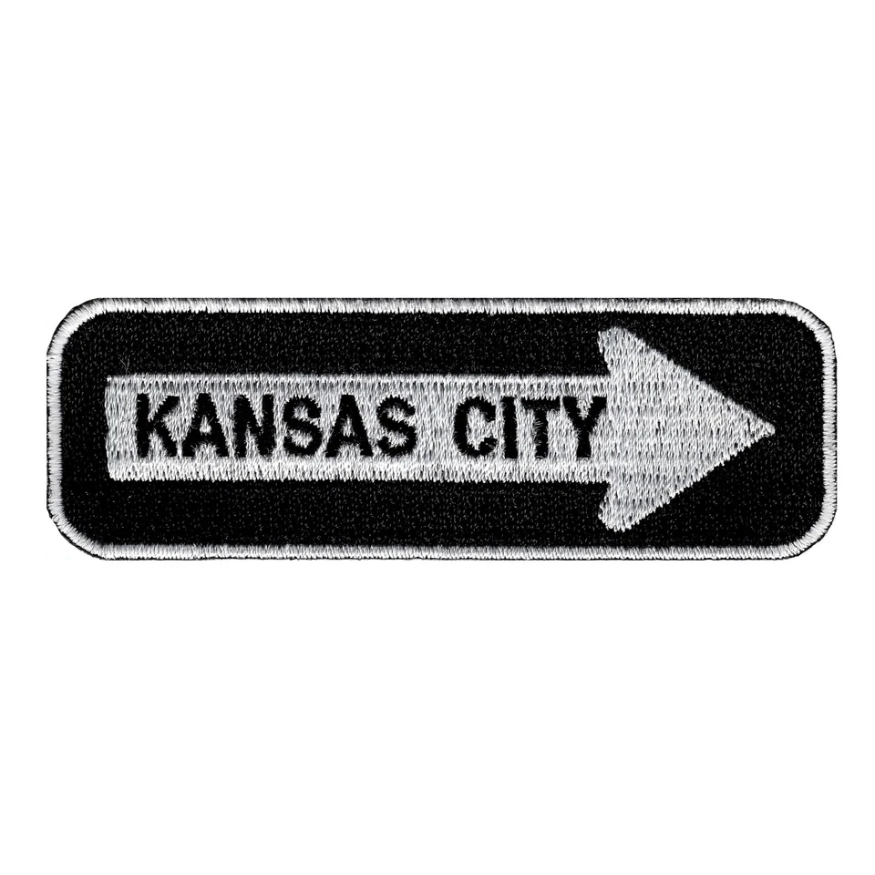 KANSAS CITY SIGNO UNIDIRECCIONAL BORDADO PARCHE PLANCHADO aplique RECUERDO DE MISURI Foto 1 de 1