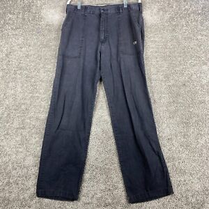 OP Ocean Pacific Straight Denim Jean Men's Size 36X30 Black Charcoal Wash Cotton
