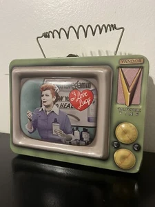 I Love Lucy Vandor Green Television Antenna Collectible Tin Lunchbox w/ COA 2001 - Picture 1 of 5