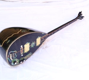 Electric Electro Long Neck Saz Baglama Free Case e11 - Picture 1 of 6