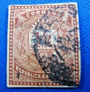 ARGENTINA 1882 - SCOTT # 43b - USED (X1) - Picture 1 of 3
