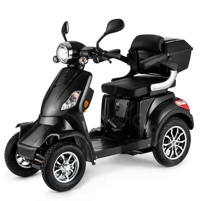 Scooter Électrique 4 Roues Senior/Pour Handicapés 1000W VELECO FASTER NOIR