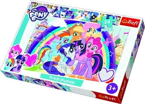 Rompecabezas Trefl 24 Maxi Piece Niños Grande Hasbro My Little Pony Happy Ponies - Imagen 1 de 3