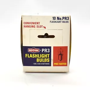 Lampadine Torcia Vintage RAY-O-VAC PR3 Confezione da 10 Display Sostituzione - Foto 1 di 5
