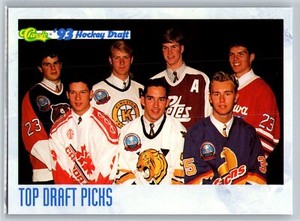 1993-94 Classic Top Draft Picks Checklist Paul Kariya Rookie Canada RC #11
