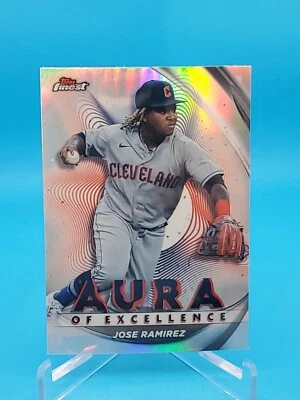 Jose Ramirez 2022 Topps Finest #AE-JR Aura of Excellence - Cleveland Guardians - Image 1 of 2