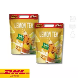 2x Nine Lemon Tea Instant Powder Mix Drink Control Hunger Help Excretion - Picture 1 of 3