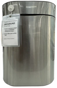 New IKEA BROGRUND Stainless Touch Top Trash Can 4 L (1 Gallon) 704.333.64 - Picture 1 of 6