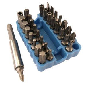 Security Spanner Bit Set 6.35mm Holder Screwdriver Set for Screwing - Picture 1 of 8