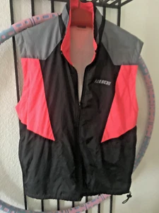 NIKE Weste - Vintage- Windbreaker, in schwarz/grau/neonpink, Größe L, Rarität! - Bild 1 von 17