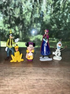 Lot of five Disney cake Toppers mixed lot (See Photos) - Picture 1 of 8