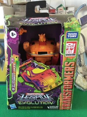 TRANSFORMERS 2023 LEGACY EVOLUTION G2 ORANGE JAZZ DELUXE CLASS ROBOT B437 - Image 1 of 4